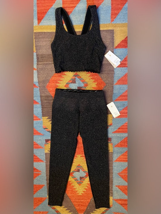 Spiritual Gangster Pants - Spiritual Gangster Set Shimmer Black Size XS